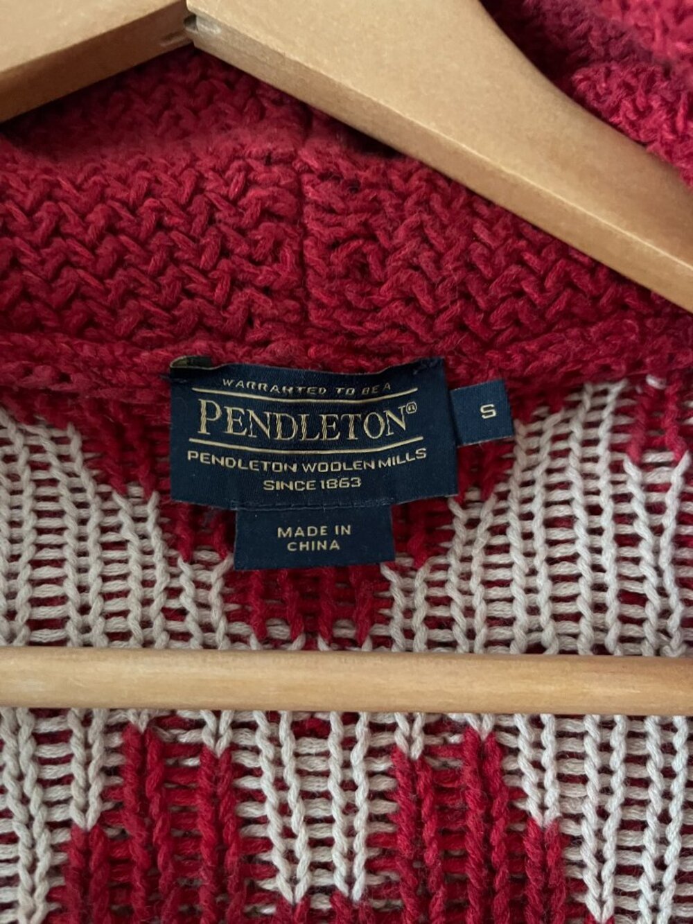 Pendleton sweater - size small - Picture 3 of 4